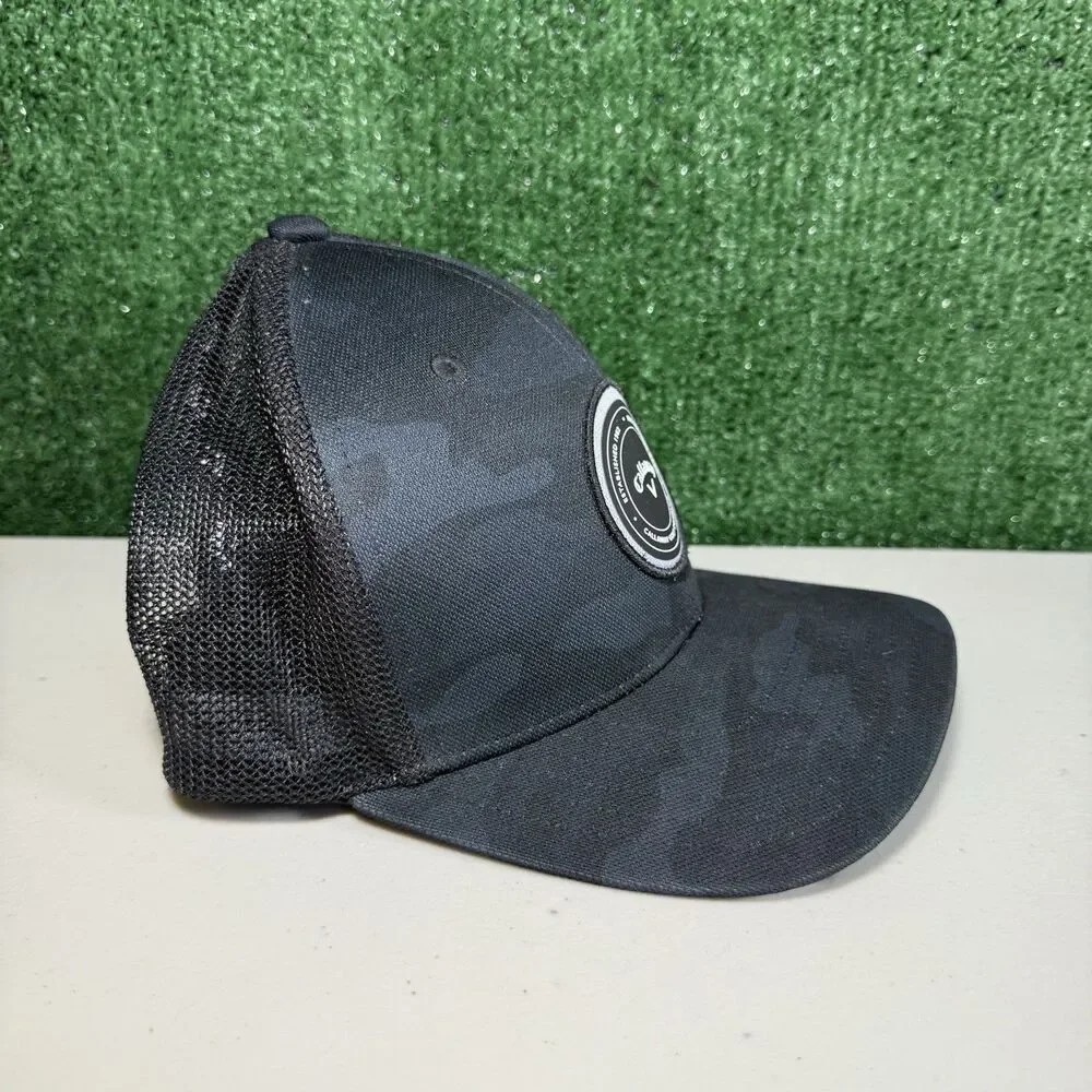 Callaway Golf Hat Black‎ Camo Golf Trucker Cap Adjustable Snapback Mens One Size